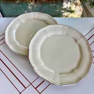 Set of 2 Toscano Cream Noble Excellence Salad Plates